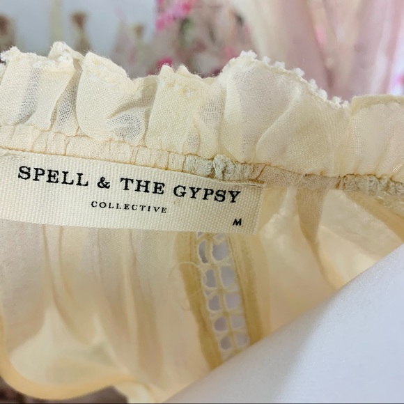 NEW Spell & Gypsy Collective Love Me Not Tunic Dress in Cream - Picture 13 of 15